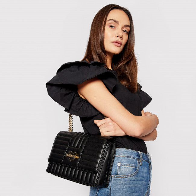 L.O.V.E M.O.S.C.H.I.N.O Quilted Shoulder Bag