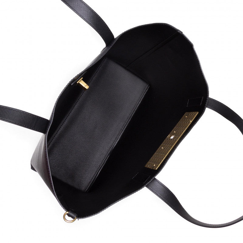 VERSACE JEANS COUTURE LOGO LOCK BAG Handbag