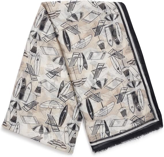 K.A.R.L L.A.G.E.R.F.E.L.D Scarf