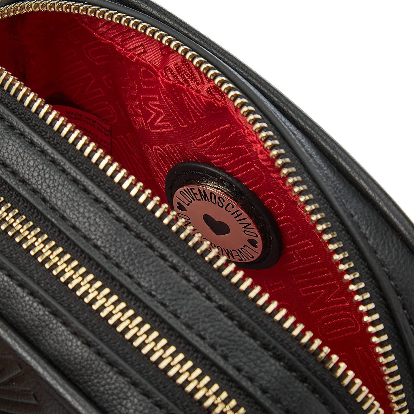 L.O.V.E M.O.S.C.H.I.N.O Crossbody Zipper Bag