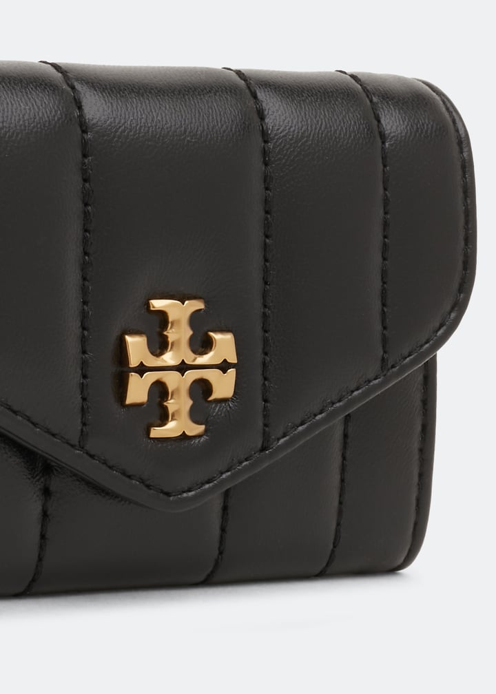 T.o.r.y B.u.r.c.h Kira quilted flap card case