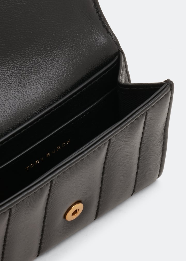 T.o.r.y B.u.r.c.h Kira quilted flap card case