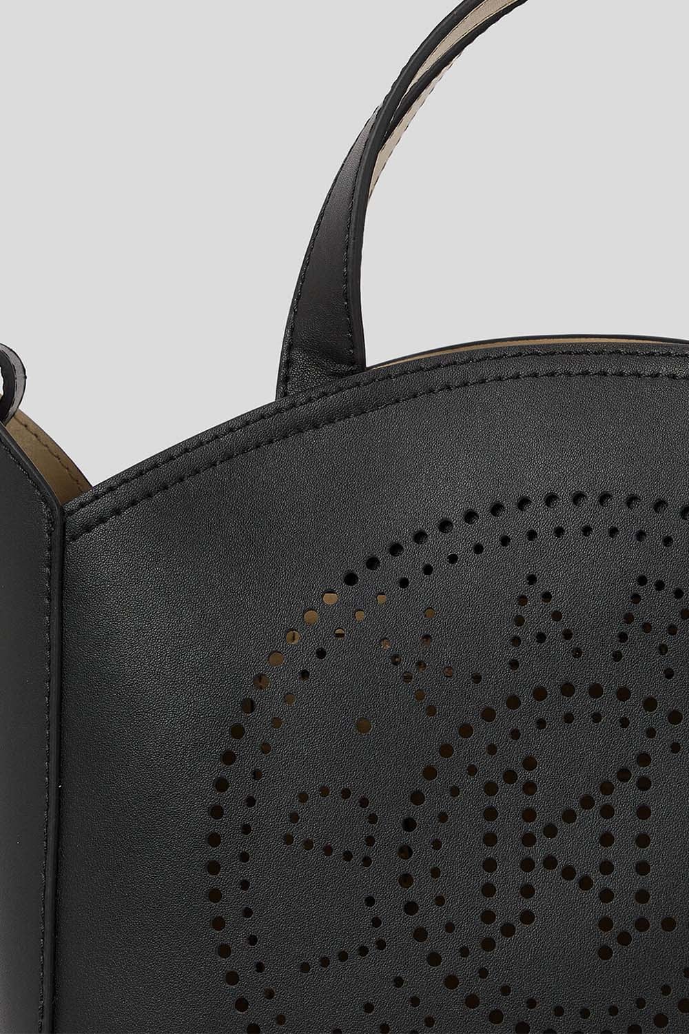 K.A.R.L L.A.G.E.R.F.E.L.D Bag K/Circle Sm Tote Perforated