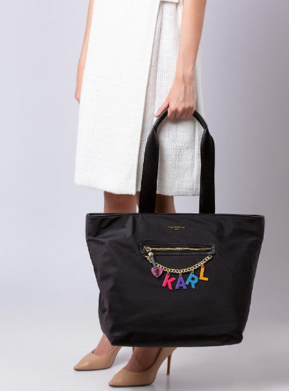 K.A.R.L L.A.G.E.R.F.E.L.D  AMOUR TOTE BAG