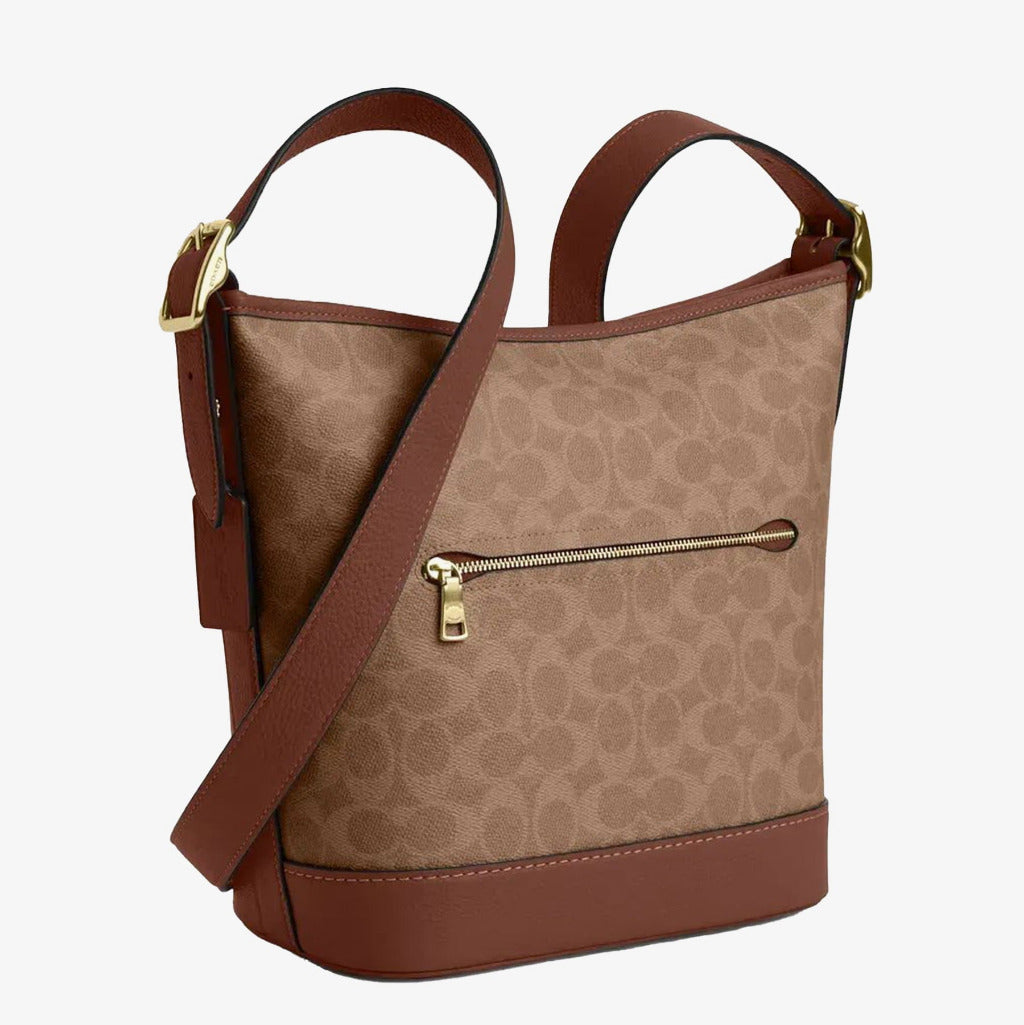 C.O.A.C.H Jude Signature Canvas Duffle Bag