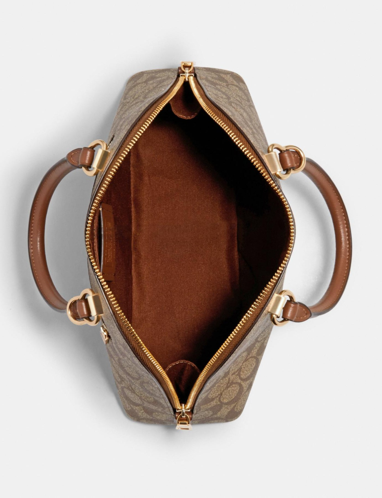 COACH Katy Satchel Bag with Detachable Strap for Shoulder/Crossbody Wear