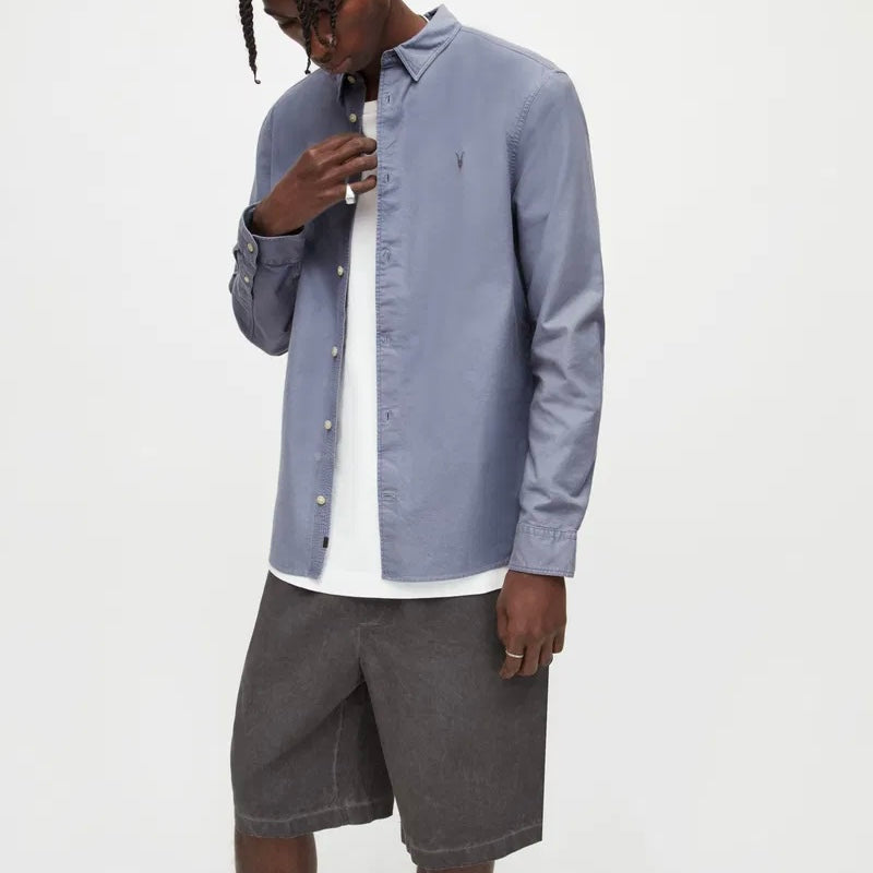 A.l.l.S.a.i.n.t.s HERMOSA RAMSKULL RELAXED FIT SHIRT Lavender