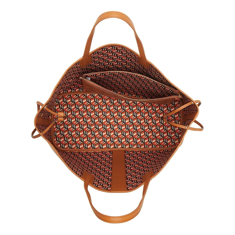 M.C.M Visetos Medium Liz Reversible Shopper Tote Bag