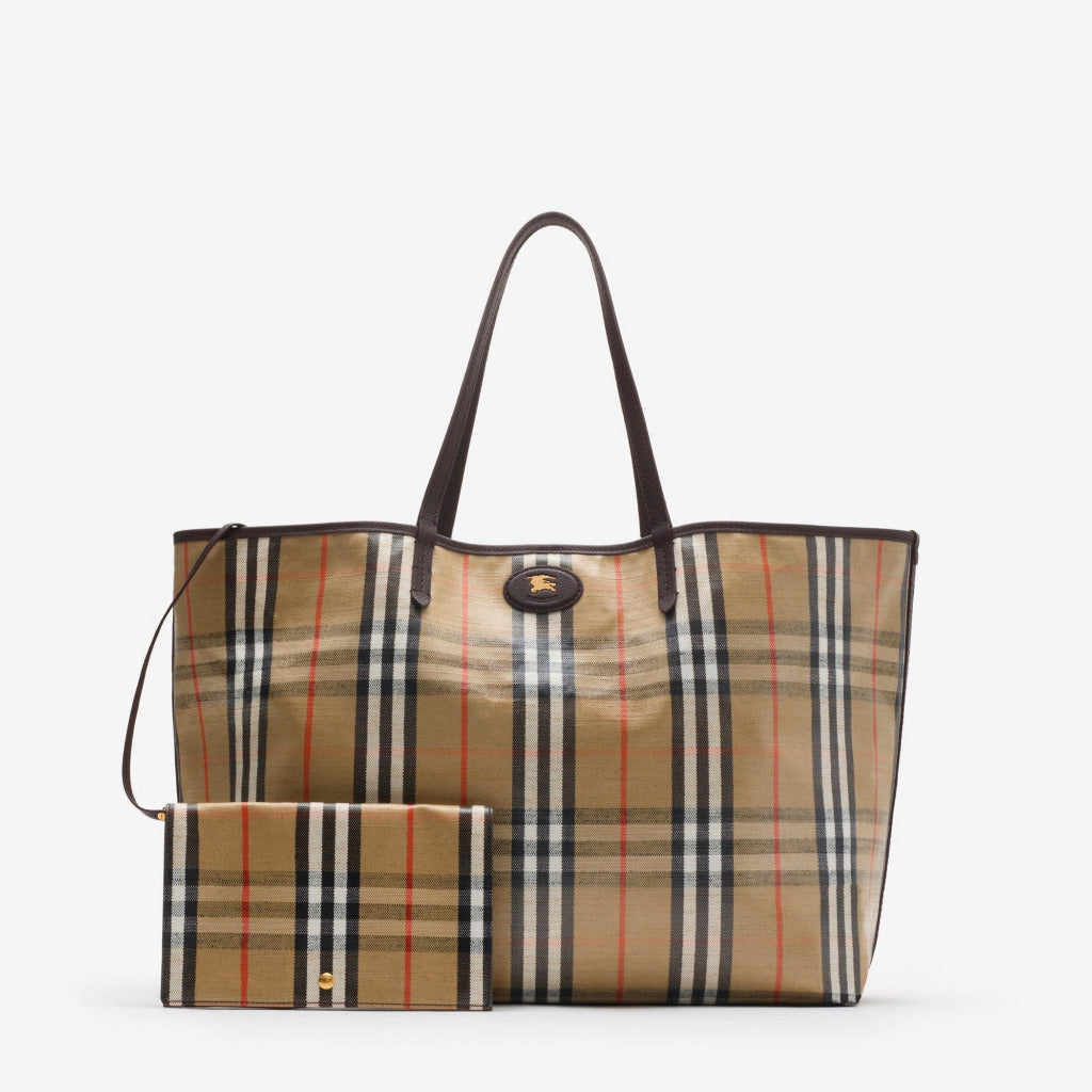 B.U.R.B.E.R.R.Y Medium Leather Reversible Bloomsbury Tote Bag