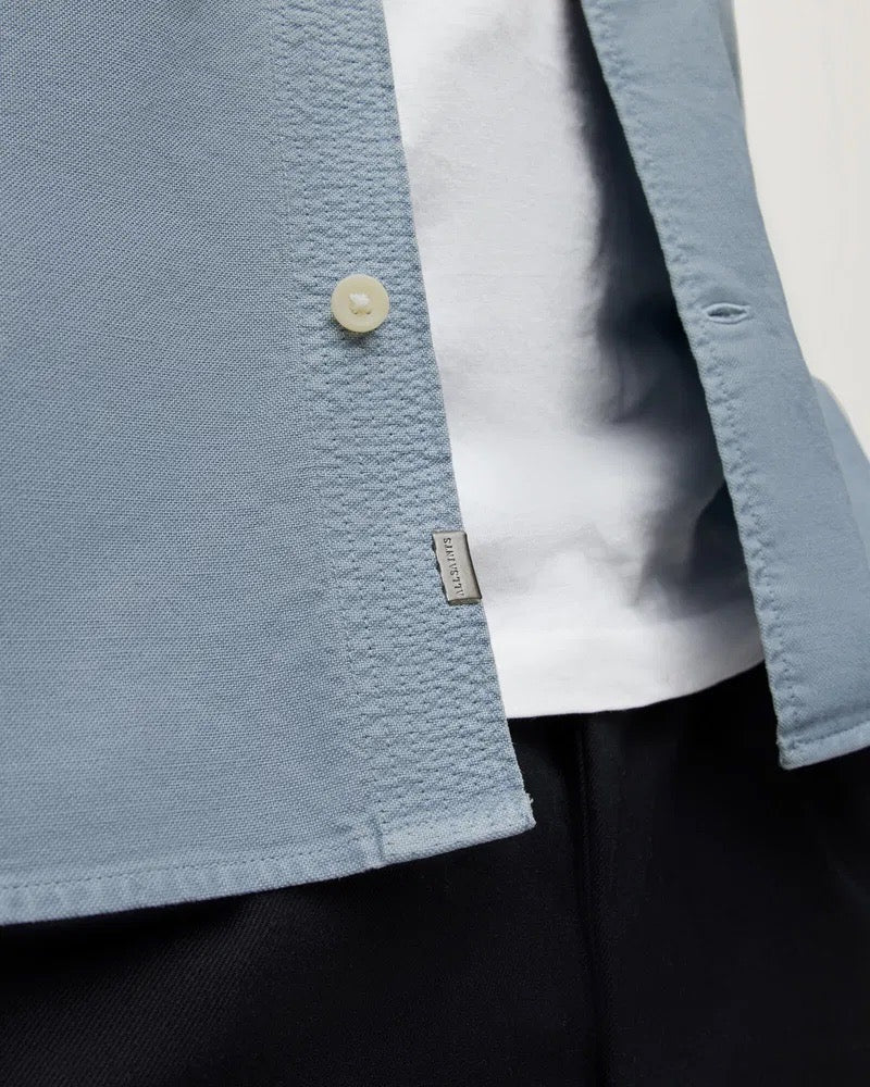 A.l.l.S.a.i.n.t.s HERMOSA RAMSKULL RELAXED FIT SHIRT Light Blue