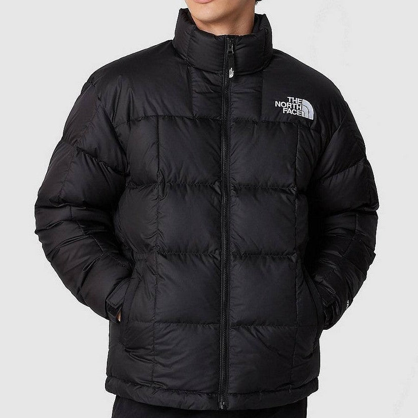 The North Face Jacket Black with Small Logo front and Back