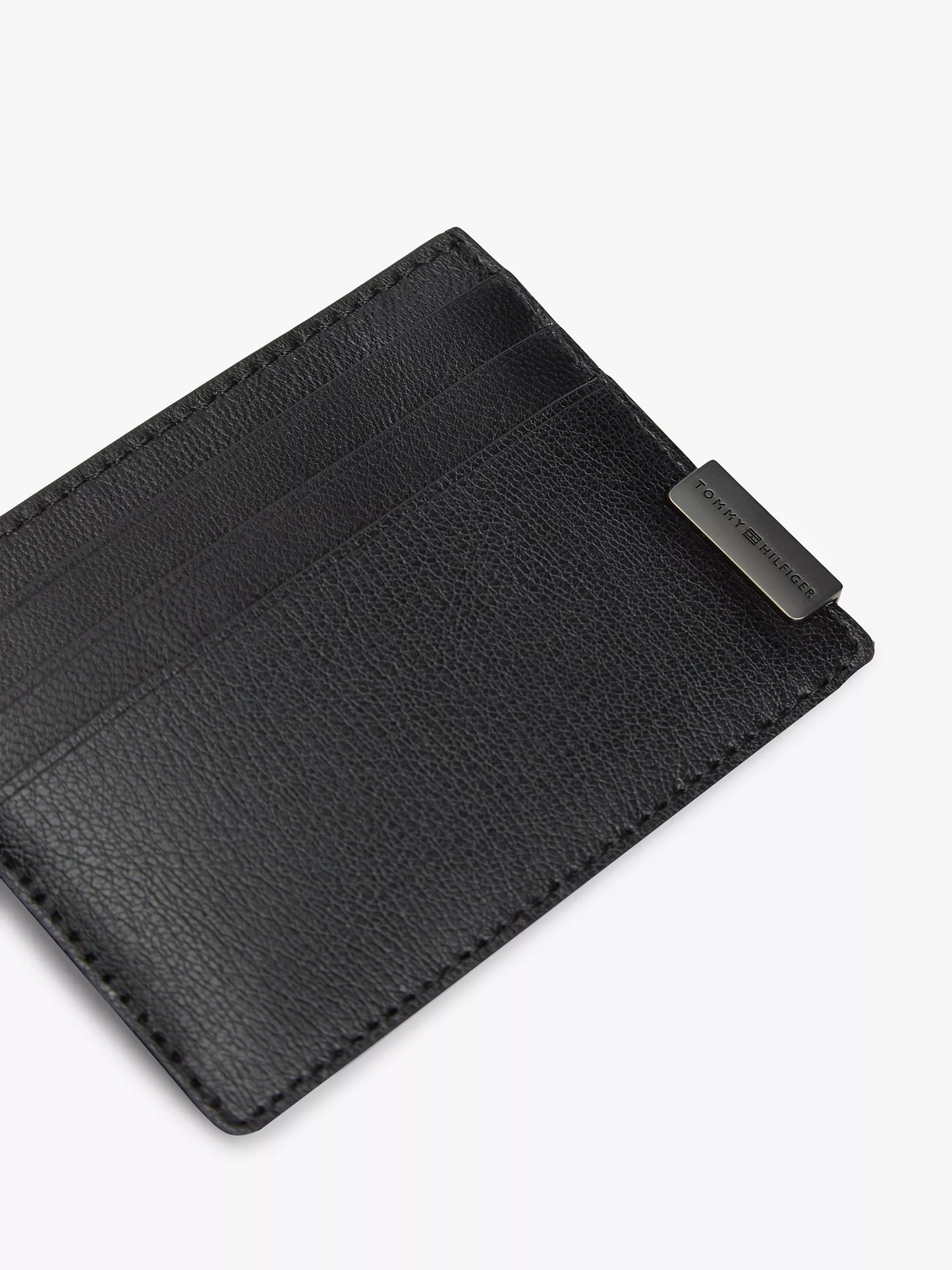 T.O.M.M.Y H.I.L.F.I.G.E.R Pebbled Leather Card Holder