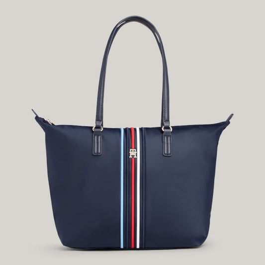T.O.M.M.Y H.I.L.F.I.G.E.R Signature TH Monogram Small Tote