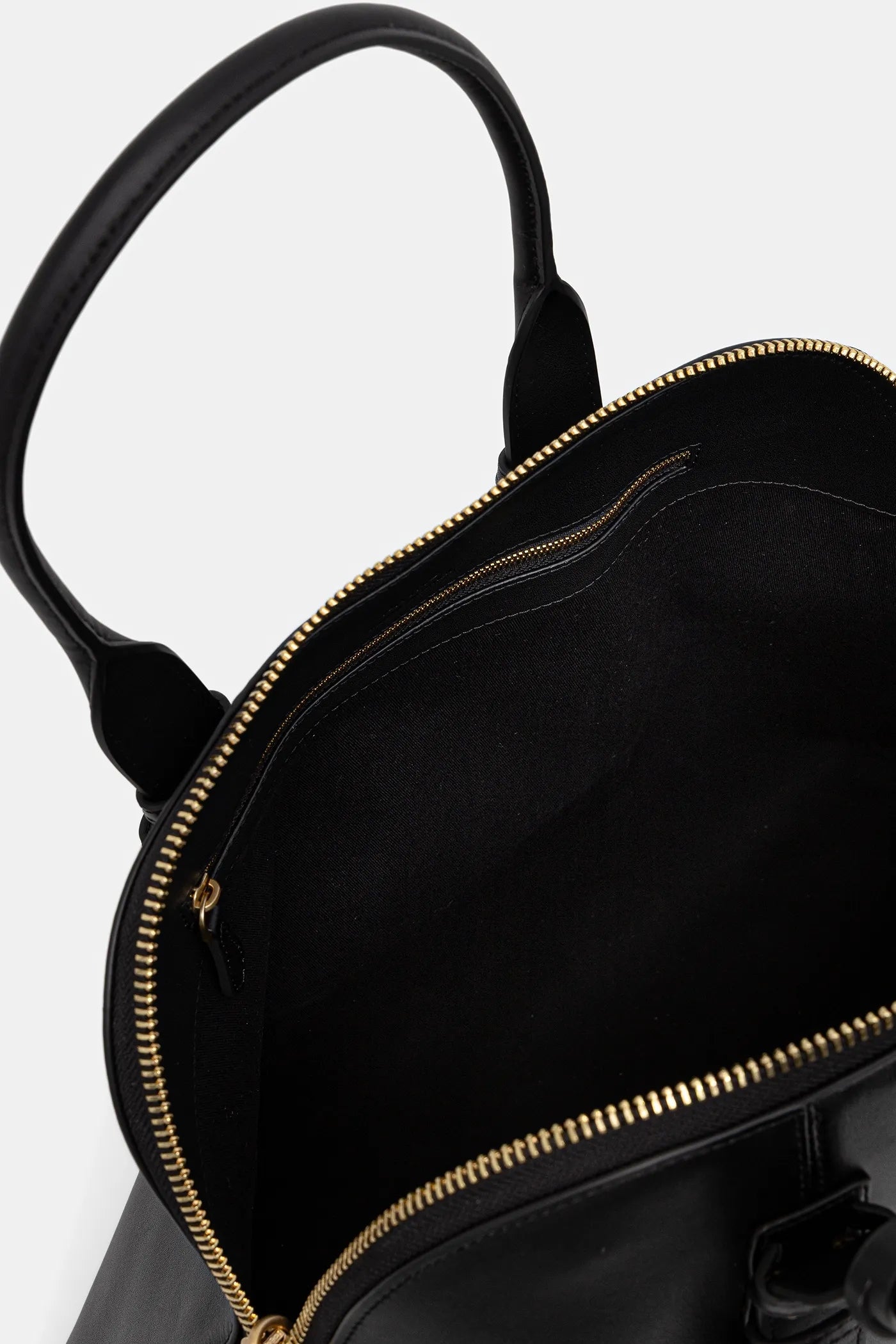 P.I.N.K.O Bowling Maxi Leather Bag