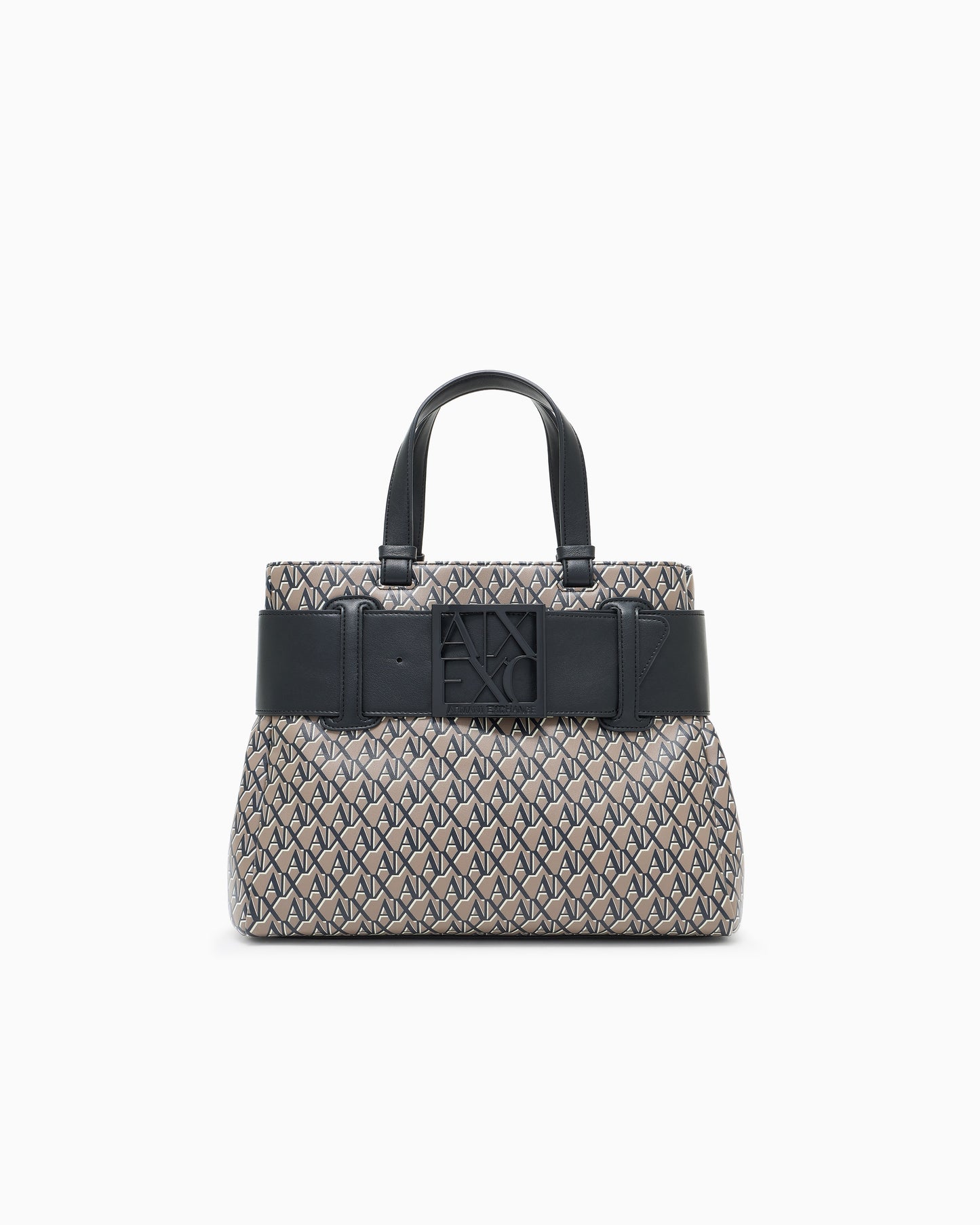 A.R.M.A.N.I E.X.C.H.A.N.G.E Handbag with allover logo