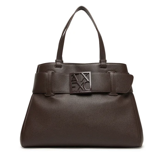 A.R.M.A.N.I E.X.C.H.A.N.G.E Technical water-resistant shoppers with maxi logo
