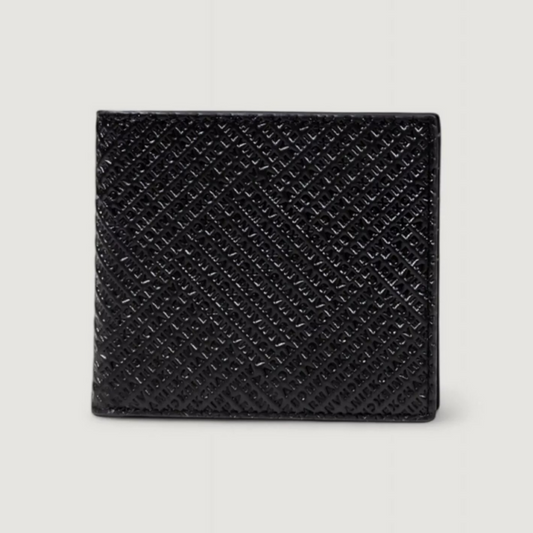 A.r.m.a.n.i E.x.c.h.a.n.g.e Smooth leather wallet