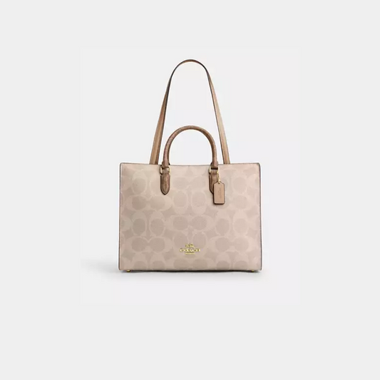 C.O.A.C.H Maggie Tote Bag In Blocked Signature