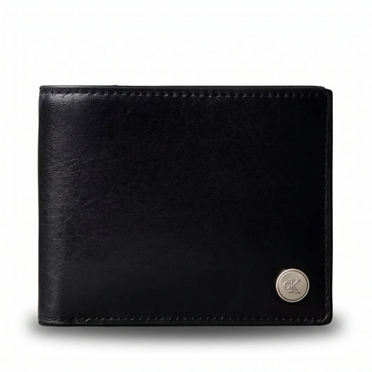 C.A.L.V.I.N K.L.E.I.N Monogram Hardware Bifold Wallet