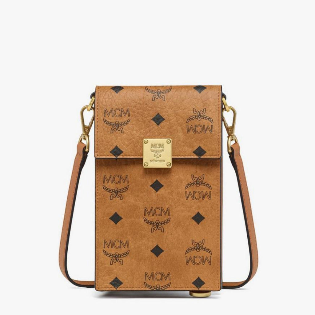 M.C.M Aren Phone Wallet in Visetos