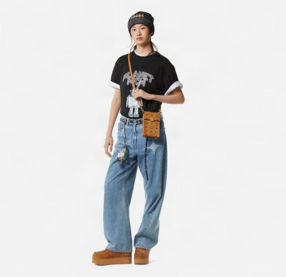 M.C.M Aren Phone Wallet in Visetos