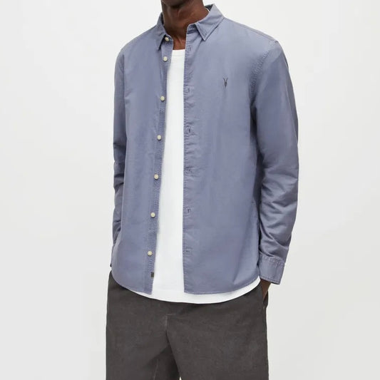 A.l.l.S.a.i.n.t.s HERMOSA RAMSKULL RELAXED FIT SHIRT Lavender