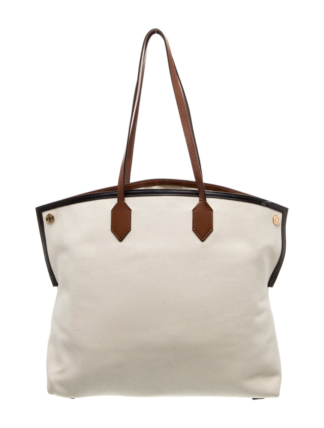 B.U.R.B.E.R.R.Y Large Logo Graphic Cotton Canvas Society Tote