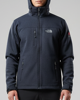 T.H.E N.O.R.T.H F.A.C.E Gore-Tex Flight Series Hooded Anorak Jacket Dark Blue (Removable Hood)