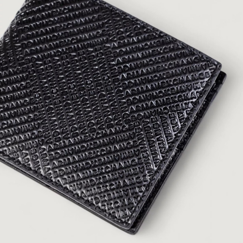 A.r.m.a.n.i E.x.c.h.a.n.g.e Smooth leather wallet
