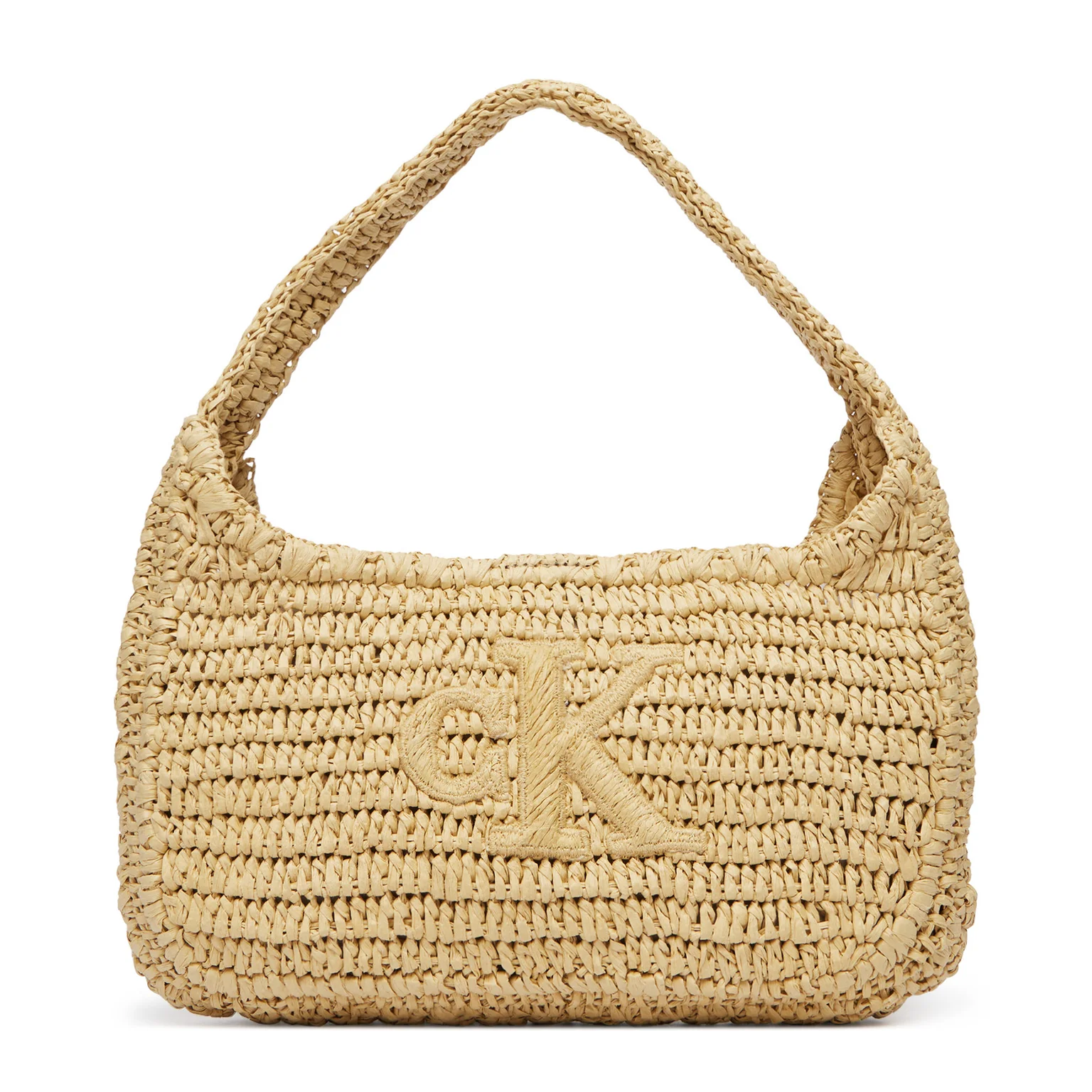 CALVIN KLEIN Bold Ck Raffia Sm Shoulder Bag in Egypt