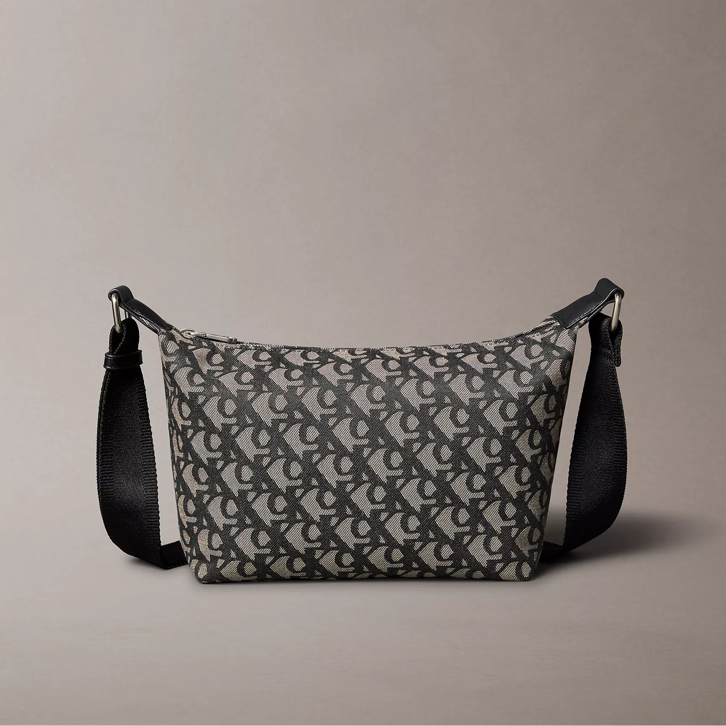 CALVIN KLEIN  Ultralight Logo Jacquard Shoulder Bag