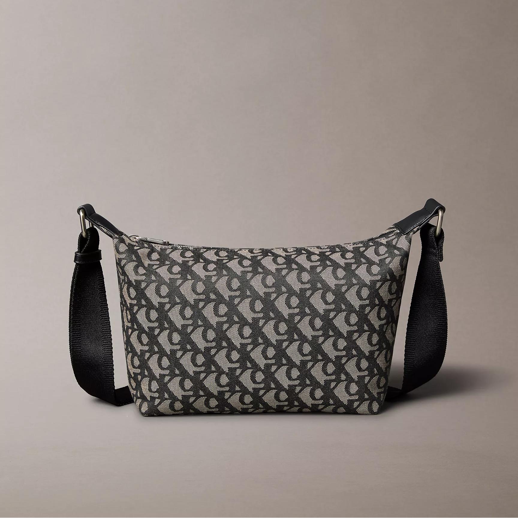 CALVIN KLEIN  Ultralight Logo Jacquard Shoulder Bag