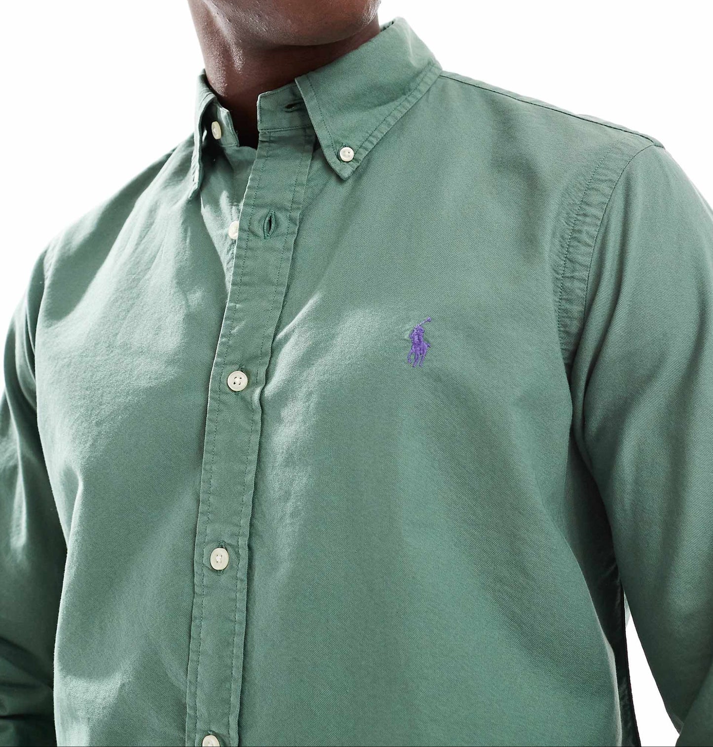 P.o.l.o R.a.l.p.h L.a.u.r.e.n icon logo custom fit shirt in Green