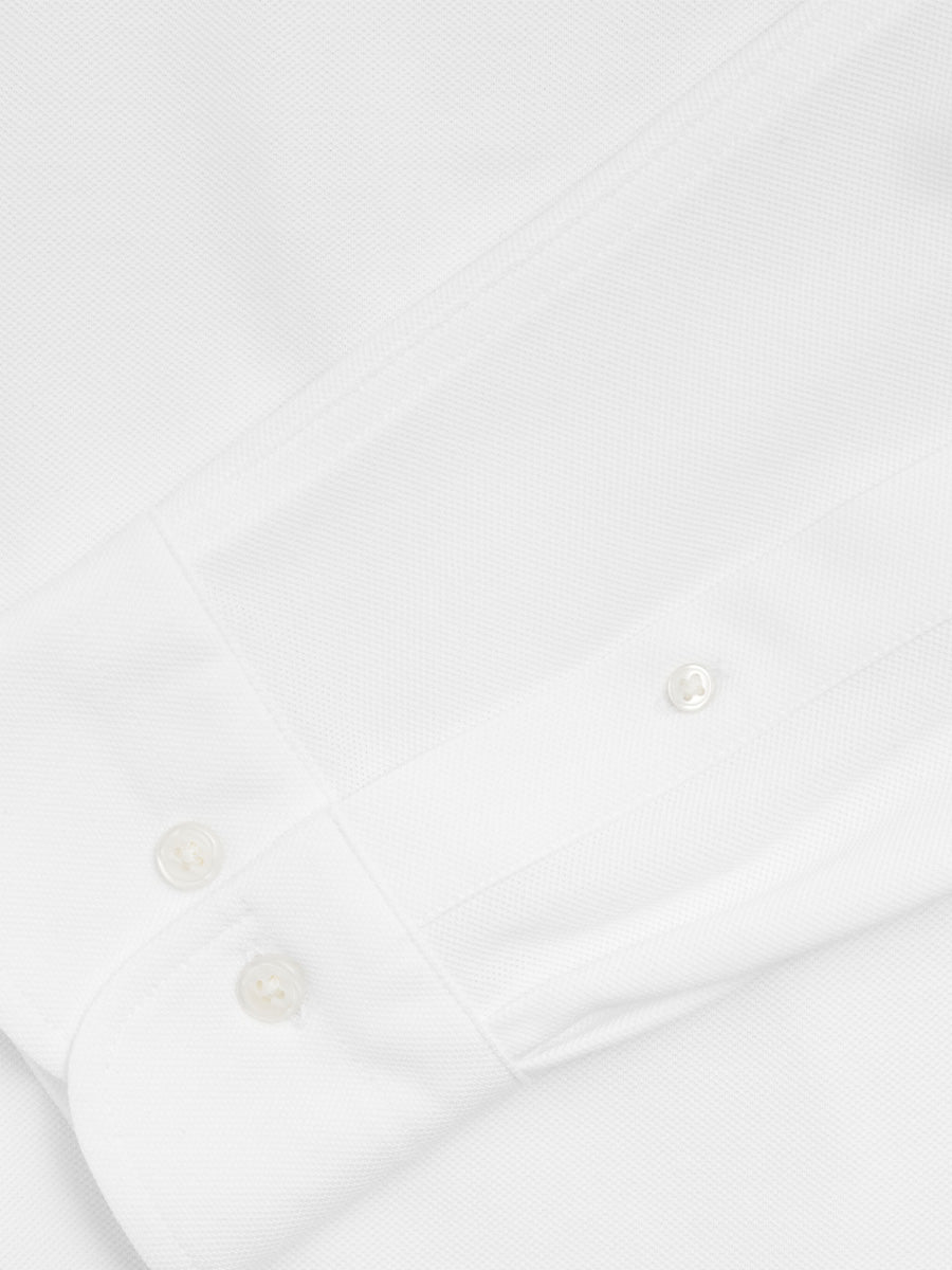G.a-N.T Reg Jersey Pique shirt white