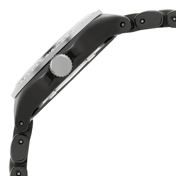C.O.A.C.H Perry Quartz Black Dial Metal Watch