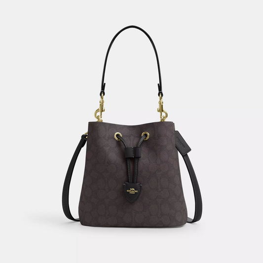C.O.A.C.H Rowan Bucket Bag In Signature Canvas