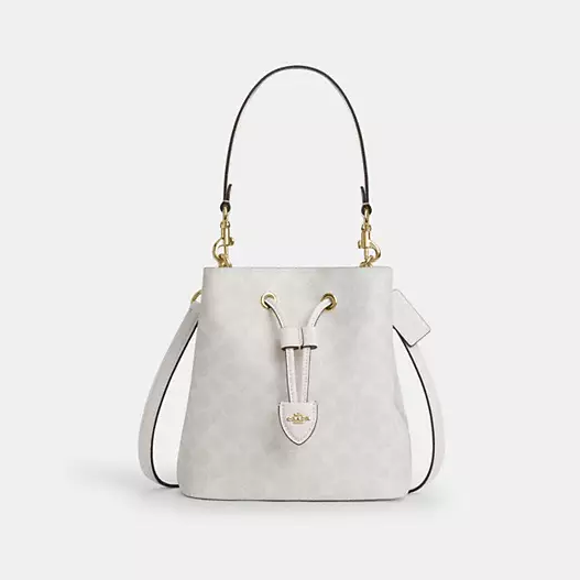 C.O.A.C.H Rowan Bucket Bag In Signature Canvas