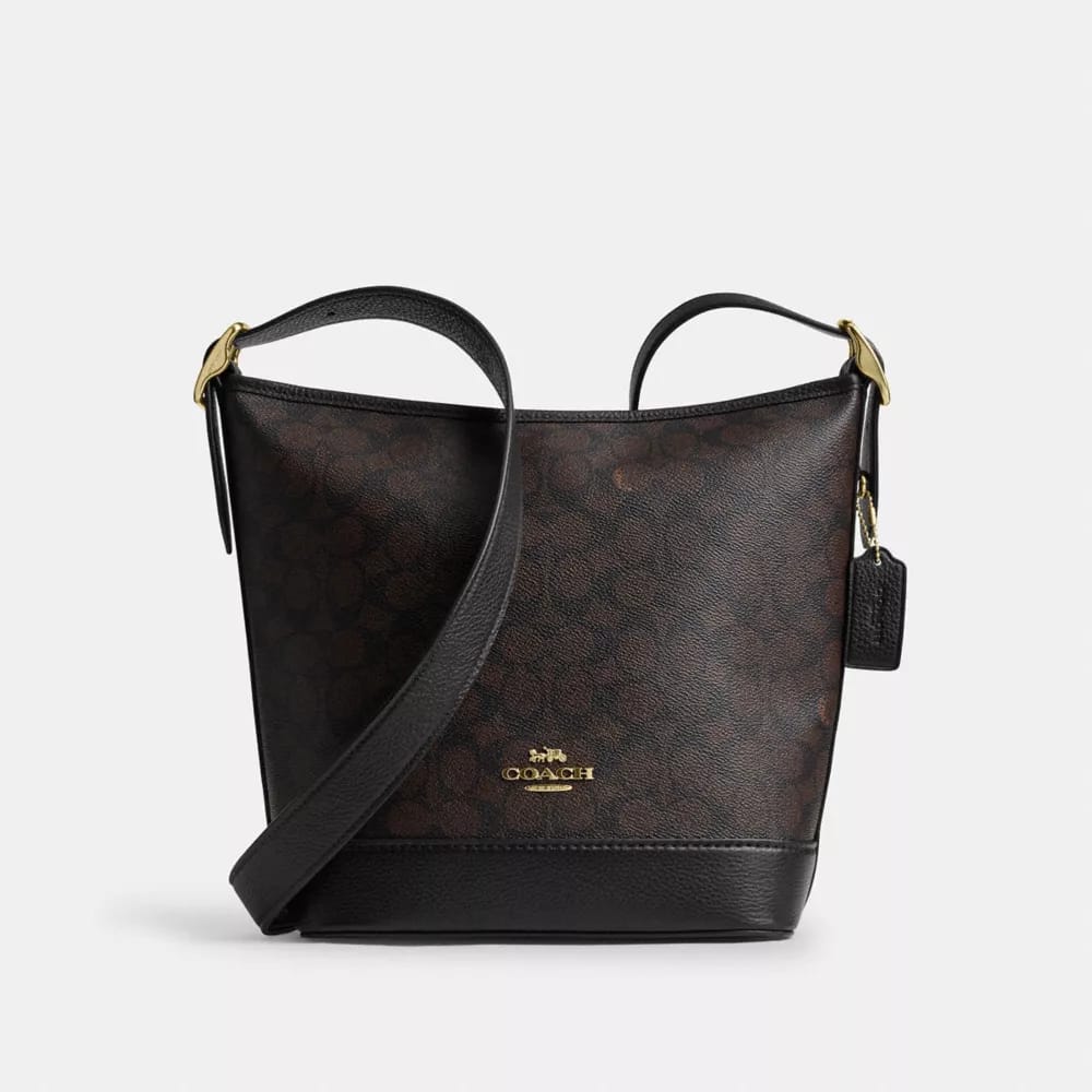 C.O.A.C.H Jude Signature Canvas Duffle Bag