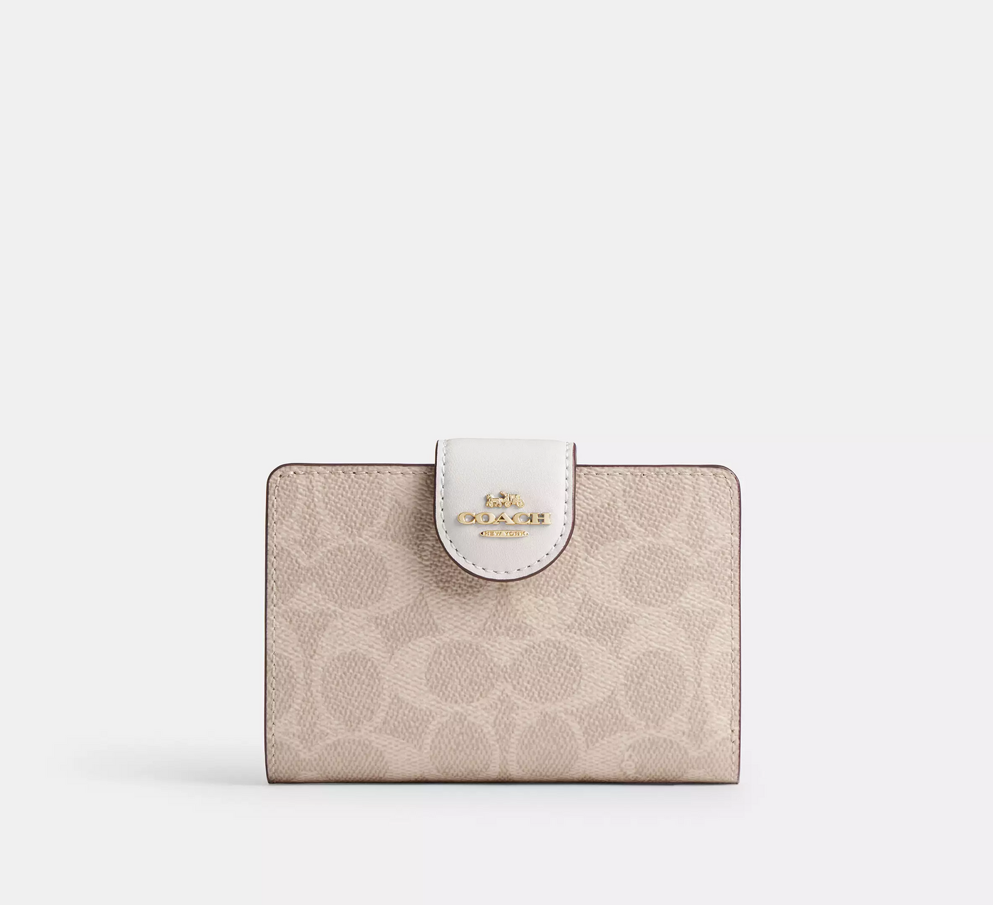 C.O.A.C.H Medium Corner Zip Wallet in Signature Canvas