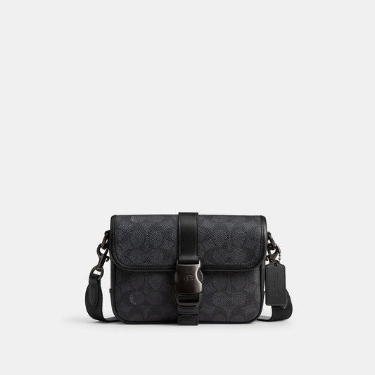 C.O.A.C.H League Crossbody Bag 19 In Signature Canvas