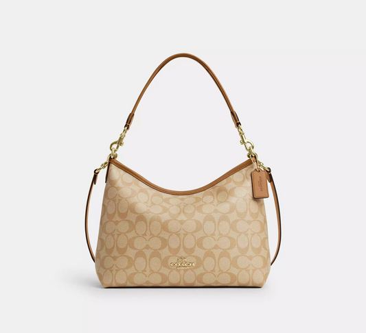 C.O.A.C.H  Laurel Shoulder Bag In Signature Canvas