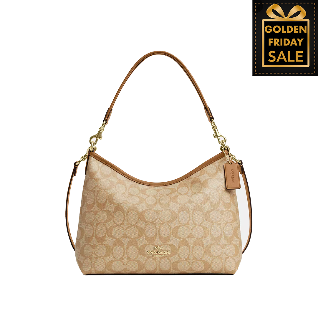 C.O.A.C.H  Laurel Shoulder Bag In Signature Canvas