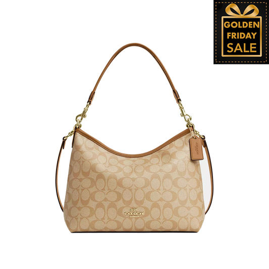 C.O.A.C.H  Laurel Shoulder Bag In Signature Canvas