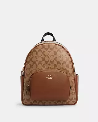 C.O.A.C.H Court Backpack In Signature Canvas
