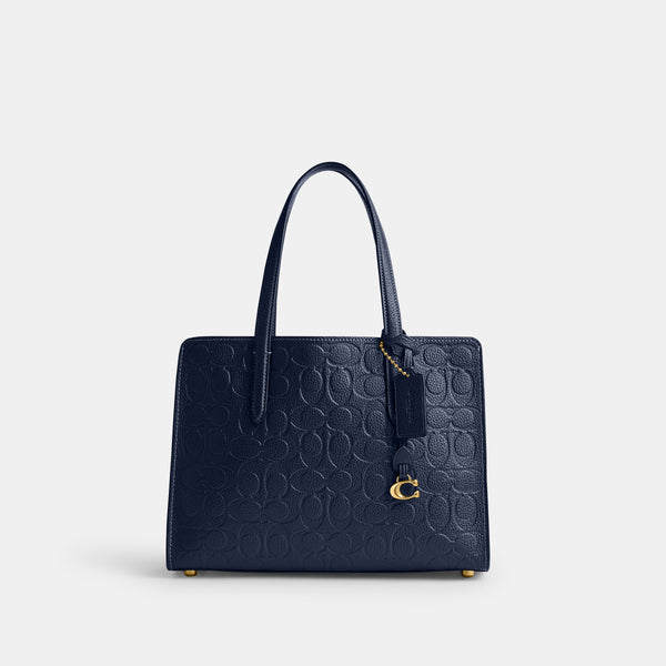 C.O.A.C.H 28 Carrier Bag in Leather with Coach Print