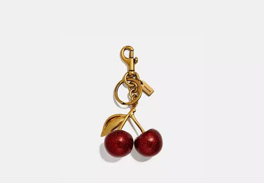 C.O.A.C.H Cherry Bag Charm