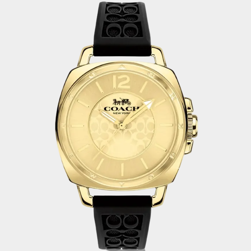 COACH Boyfriend Watch  GOLD - BLACK  