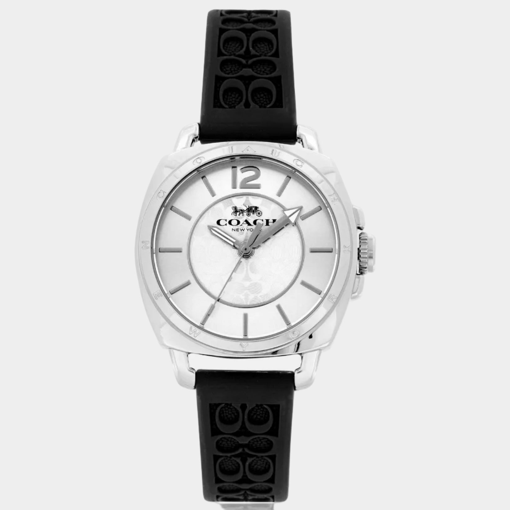 COACH Boyfriend Watch  SILVER - BLACK  