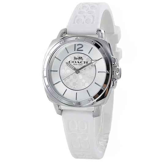 COACH Boyfriend Watch  SILVER - WHITE