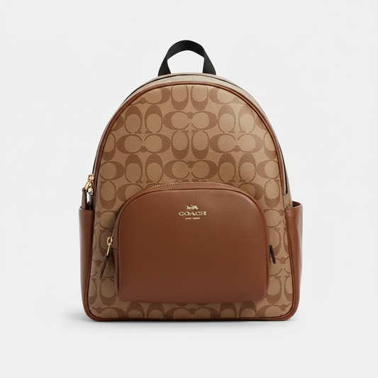 COACH Court Backpack In Signature Canvas COACH 6495